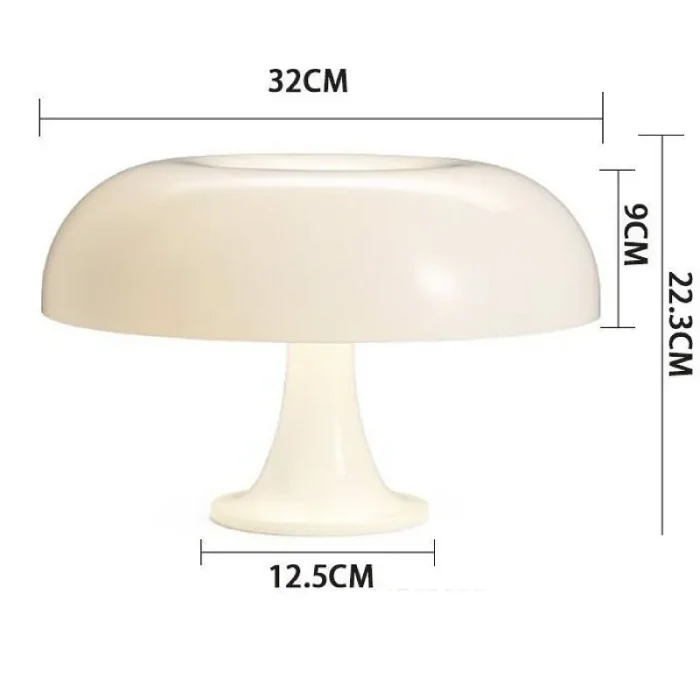 Mushroom Table Lamp Modern Simple Hotel Bedroom Bedside Lamp USB Plug-in  Reading Table Lamp Home Decoration Lamp 6