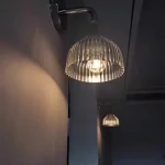 LED Wall Lamp Bedroom Bedside Lamp Modern Simple Nordic Cream Style Living Room Background Wall Lamp 4