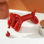 Creative Morandi color resin balloon dog sculpture living room TV cabinet desktop art figurines housewarming new home gifts 3