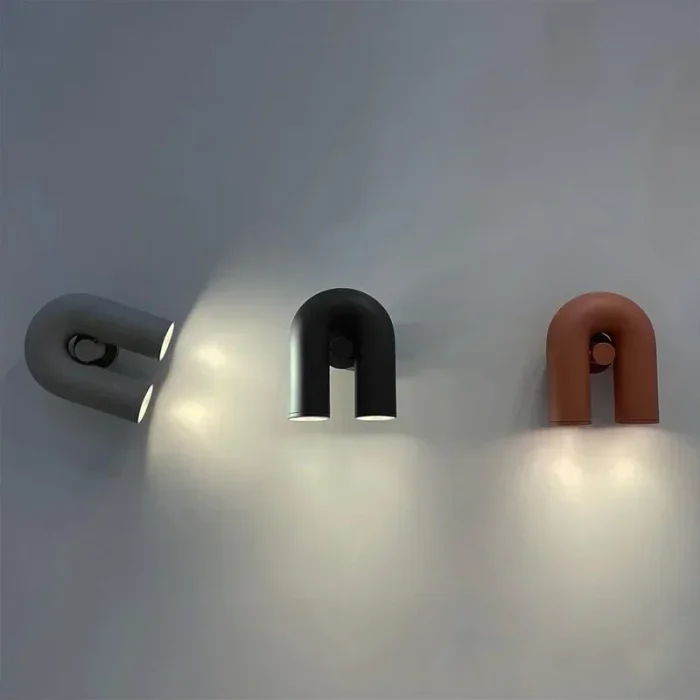 LED Nordic Wall Light U Shaped Art Lamps For Bedroom Bedside Living Room Corridor TV Background Home Indoor Simple Decor Fixture 6
