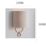 Retro Simple Wall Lamp American Style Entrance Hall Decorative Lamp Bedroom Living Room Bedside Lamp 6