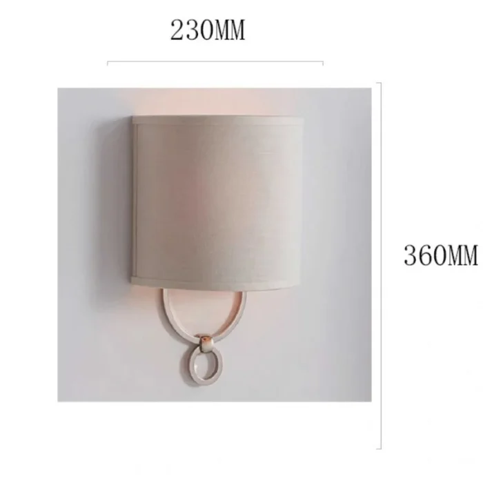 Retro Simple Wall Lamp American Style Entrance Hall Decorative Lamp Bedroom Living Room Bedside Lamp 6