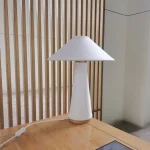 Bedside Table Lamp Nordic Fabric Living Room Mushroom Decorative Lamp Bedroom Hotel Floor Lamp Reading Table Lamp 4