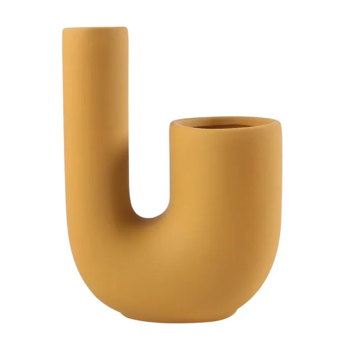 Mo Landi ceramic vases, tube bottles, ceramic flowers, Nordic ornaments, decorations, ceramic crafts and home furnishings 2