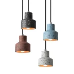 E27 Creative Nordic Living Room Small Chandelier Industrial Cement Personality Restaurant Bar Study 5