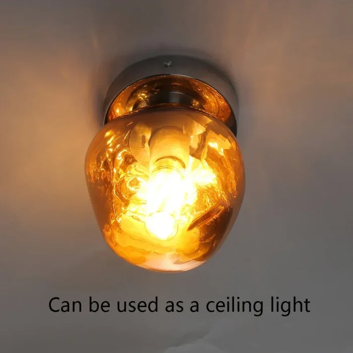 Lava Wall Lamp Glass Background Wall Decorative Nordic Living Room Lamp Bedroom Bedside Lamp Staircase Bar 4