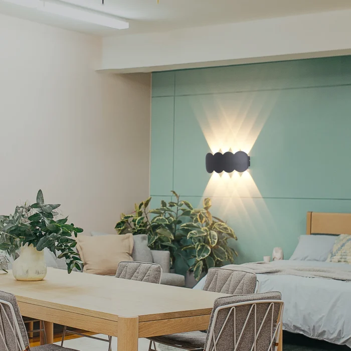 4/6/8W Modern Interior Wall Lights Wall Lamp Waterproof Indoor Outdoor Led Wall Light Sconces For Living Room Bedroom 110V 220V 3