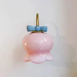 G9 French Simple Bow Cream Bell Orchid Copper Glass Wall Lamp Corridor Aisle Bedside Bedroom Decorative Lamp 1