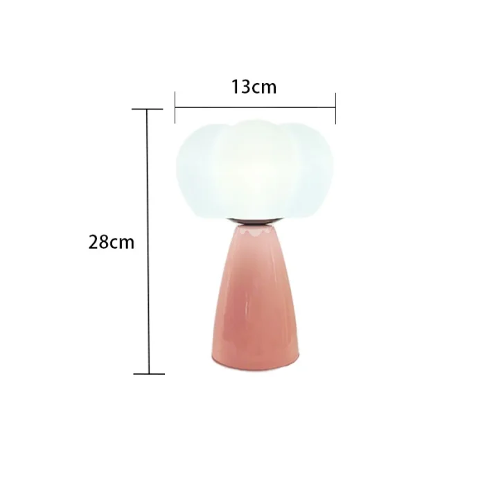Cream Style Bedside Lamp Kapok Pumpkin Night Light Creative Atmosphere Night Light Cute Ins Girl Decorative Table Lamp 6