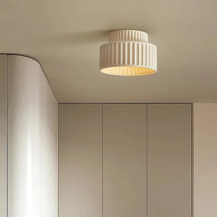 Nordic LED Ceiling Lights Simplicity creamy wind E27 Ceiling Mounted Lamp Bedroom Home Decor Ceiling Lamp Fixtures 3