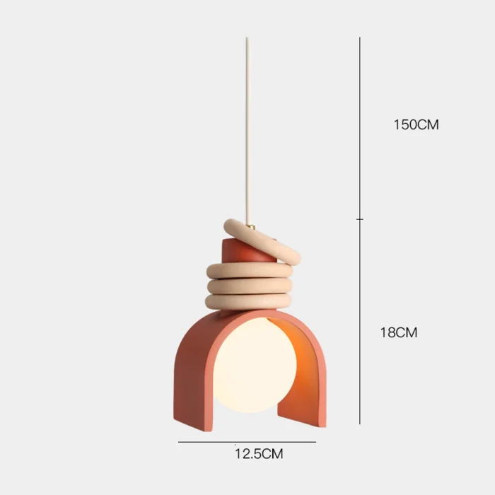 LED Pendant Lamp Bedroom Bedside Chandelier Restaurant Bar Study Cable Lamp Nordic 5