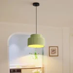 LED Nordic Pendant Light Simple Cream Lamp For Bedroom Living Dining Room Corridor Indoor Home Decoration Resin Hanging Fixtures 1