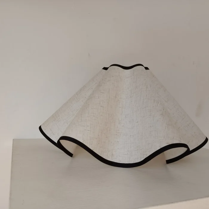 Creative Handmade Petal Lampshade Fabric Cover Bedside Table Lamp Bedroom Chandelier Decoration Bedside KD Lampshade 5