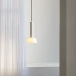 Nordic Simple Bedroom Bedside Lamp Living Room Sofa TV Background Wall Restaurant Bar Glass Chandelier 4
