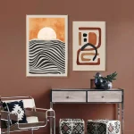 Nordic Abstract Geometric Art Matisse Line Figure Sunset Wall Canvas Posters Painting Prints For Living Room home Art Decor 2