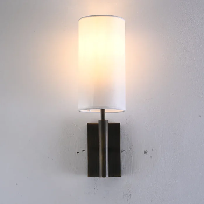 All-copper Wall Lamp Living Room Background Wall Lamp Simple Bedroom Bedside Lamp Study Room Personalized Stair Aisle LED Lamp 1