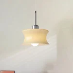 French Retro Glass Chandelier Bay Window Single-Head Balcony Lamp Post-modern Bedroom Bedside Lamp 2
