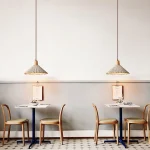 Cement Chandelier LED Pendant Lamp Bedroom Headboard Vintage Restaurant Bar Tea Room Hostel Design 3