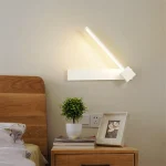 Nordic Minimalist LED Wall Lamps Rotation 330° AC 90-260V Modern Background Lighting Hallway Bedside LED Indoor Art Wall Sconce 4