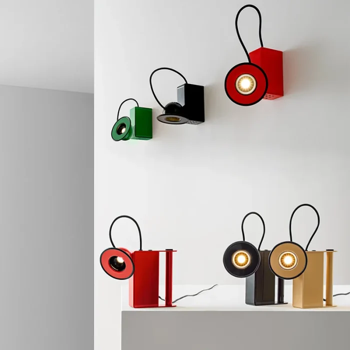 Modern Style Bedroom Room Bedside Table Lamp Personality Fashion Art Retro Fun Magnetic Table Lamp Children's Room Wall Lamp 2