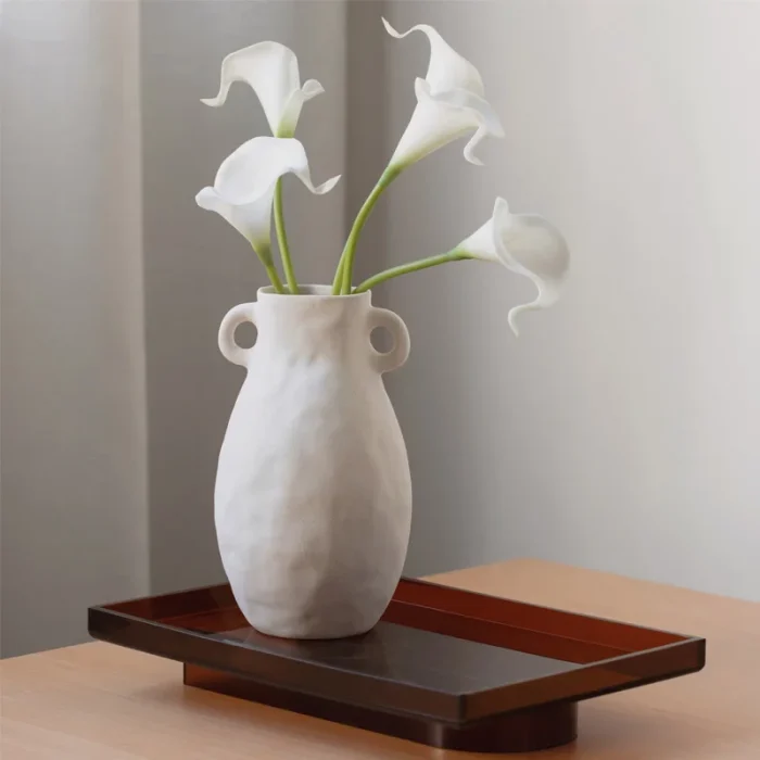 Nordic Special-shaped Creative Hydroponic Ceramic Vase Decoration Biscuits Flower Arrangement Geometric Crafts  Home Accessories 5