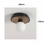 Retro Balcony Ceiling Lamp American Simple Bedroom Room Decorative Lamp Entrance Creative Light 6