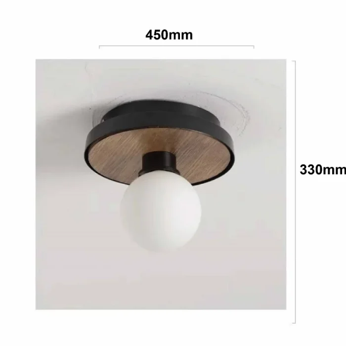 Retro Balcony Ceiling Lamp American Simple Bedroom Room Decorative Lamp Entrance Creative Light 6