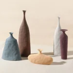 Nordic Morandi Ceramic Flower Vase Home Decoration Art Flower Vase Plant Holder Desk Hydroponics Decor Porcelain Ceramic Vase 6