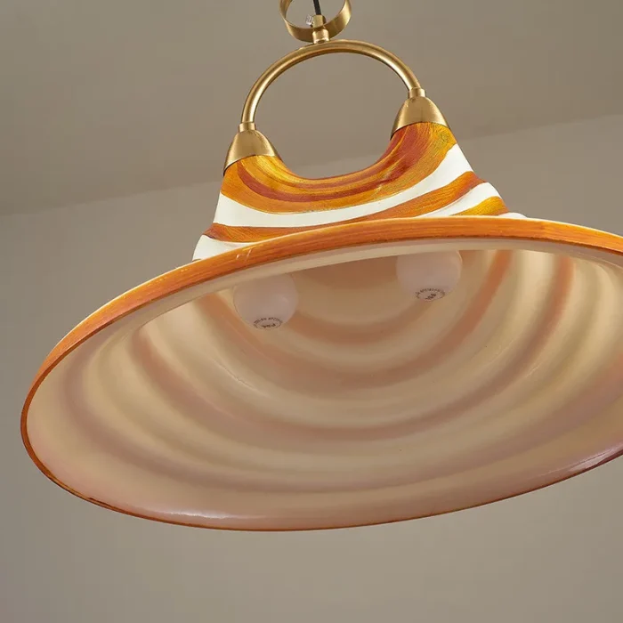 Creative Cafe Retro Painted Horn Chandelier Living Room Restaurant Bedside Adjustable Chandelier Interior Atmosphere Light 3