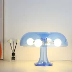 Mushroom Table Lamp Modern Simple Hotel Bedroom Bedside Lamp USB Plug-in  Reading Table Lamp Home Decoration Lamp 1