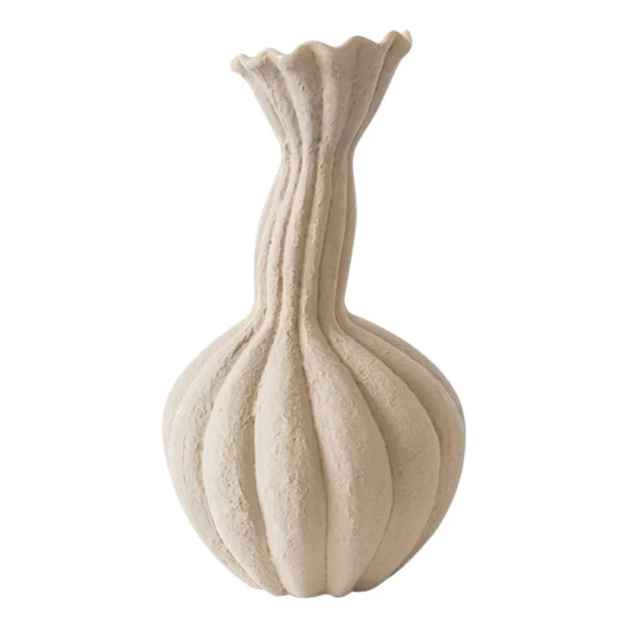 Nordic Geometric Ceramic Vase Ornaments Living Room Porch Dining Table Flower Arrangement Art Vase Wedding Background Decoration 5