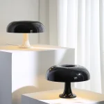 E14 Mushroom Table Lamp Bedroom Bedside Lamp Indoor Atmosphere Lamp Living Room Decoration Table Lamp Reading Lamp 5
