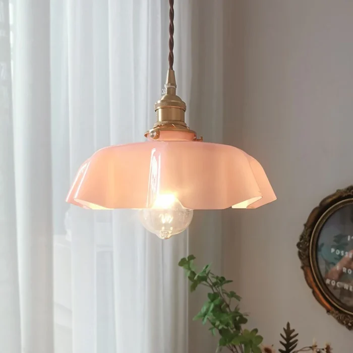 Ceramic Pendant Light for Kitchen Dining Room Restaurant Hanging Lamp Modern Ceiling Chandelier Home Indoor Bedroom Living Room 5