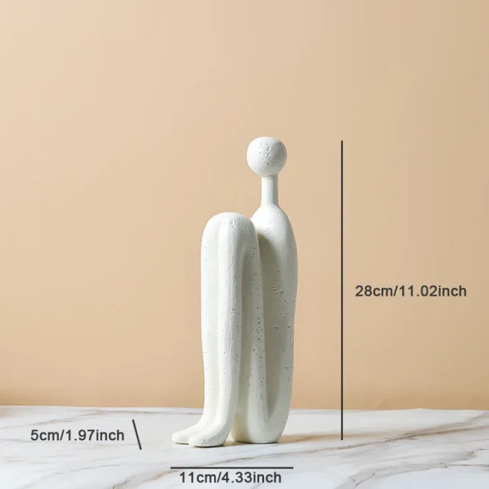 Nordic Antiques Abstract Matches Sculptures Ceramic Ornaments Living Rooms Bedrooms Bookend Crafts Home Decoration Accessories 6