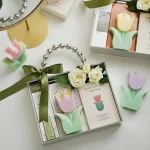 Creative wedding guest gift candles tulip flower aromatherapy candle aesthetic room decor aromatic candles girl birthday gifts 4