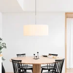 Large Ceiling Pendant Lamp Living Room Chandelier Bedroom Study Bar Table Pendant Lamp Nordic Wind Linen Fabric Lamps 4