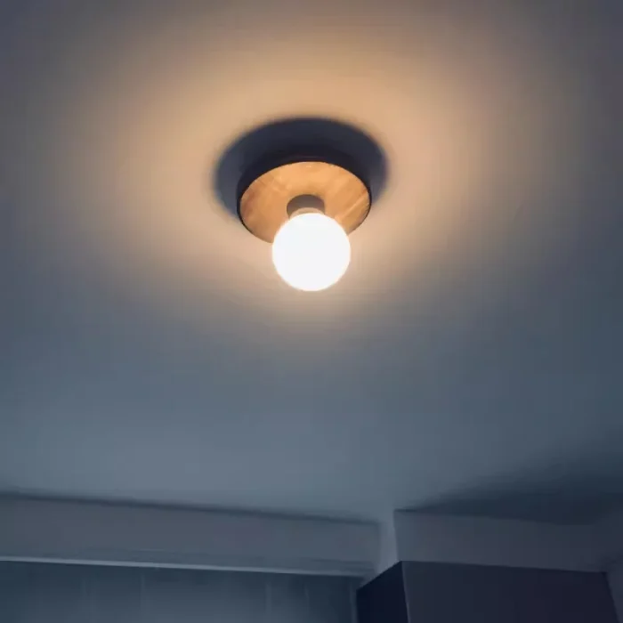 Retro Balcony Ceiling Lamp American Simple Bedroom Room Decorative Lamp Entrance Creative Light 3