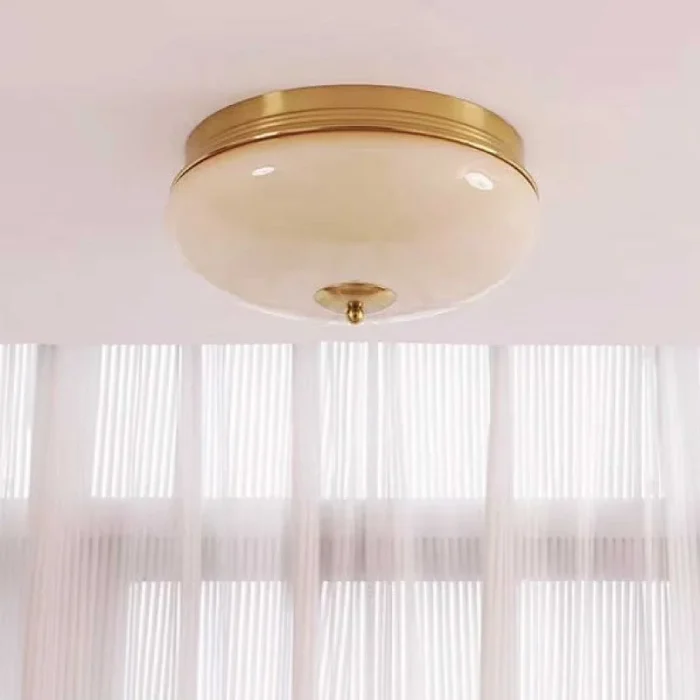 Cream Style Bedroom Ceiling Lamp Retro Aisle Balcony Lamp Study Lamp Interior Decoration Lamp 1