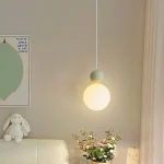 Nordic Led Pendant Lamp Cream Style Restaurant Bar Dining Room Home Decor Pendant Lights Bedroom Bedside Hanging Lamp Fixture 1