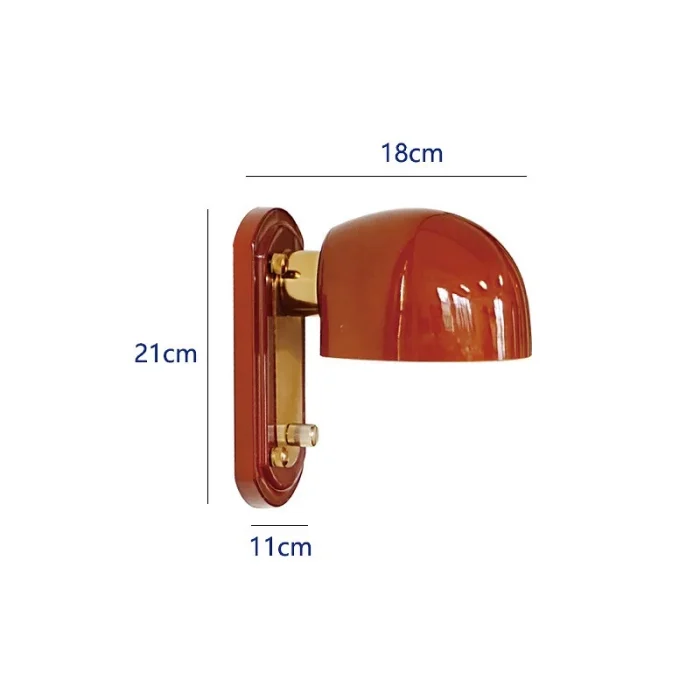 Maillard Bedroom Bedside Wall Lamp American Retro Entry Bathroom Balcony Entrance Wall Lamp 6