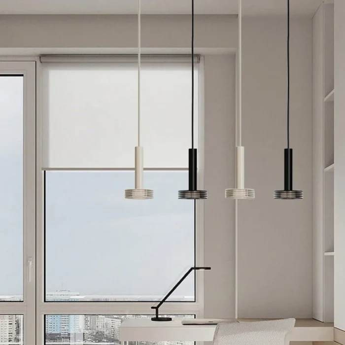 Small Chandelier Nordic Post-modern Minimalist Restaurant Bar Bedside Bedroom Personality Creative Linear Lighting 4