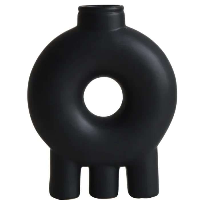 Nordic Style Art Vase Is Very Simple and Abstract. Quiet Wind Ceramic  Household  and Flower Decorations Terrarium 6
