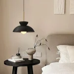Nordic Resin Pendant Light Red Lighting For Living Room Bedroom Study Dining Room Bar Cafe Lamp Interior LED Decorative Lighting 4