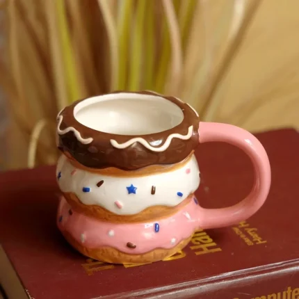 Nordic Ins Ceramic Snowman Shape Mug Ornaments Living Room Bedroom Kitchen Dining Table Water Cup Milk Cup Crafts Christmas Gift 2