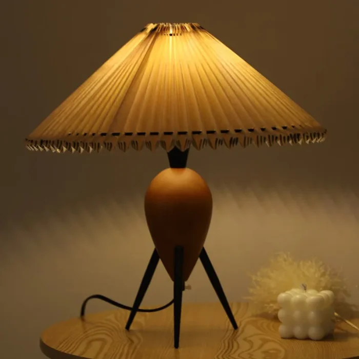 Modern Decorative Umbrella Lamp Table Lamp Bedroom Bedside Living Room Study Decoration Modern Lamp 4