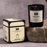 1Pc Modern European Plant Scent Aromatherapy Candle Living Room Bedroom Air Purification Enduring Fragrance Candle Cups Decor 4