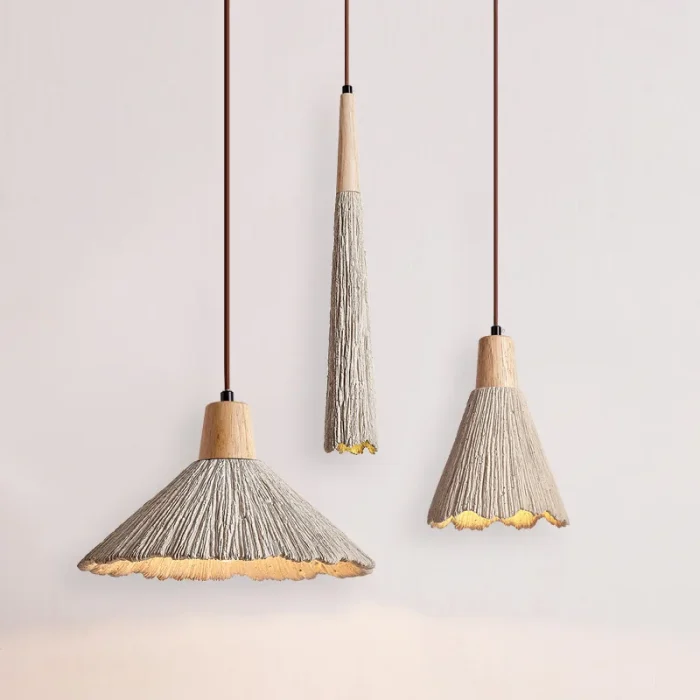 Cement Chandelier LED Pendant Lamp Bedroom Headboard Vintage Restaurant Bar Tea Room Hostel Design 1