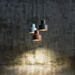 E27 Creative Nordic Living Room Small Chandelier Industrial Cement Personality Restaurant Bar Study 2