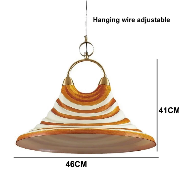 Creative Cafe Retro Painted Horn Chandelier Living Room Restaurant Bedside Adjustable Chandelier Interior Atmosphere Light 6