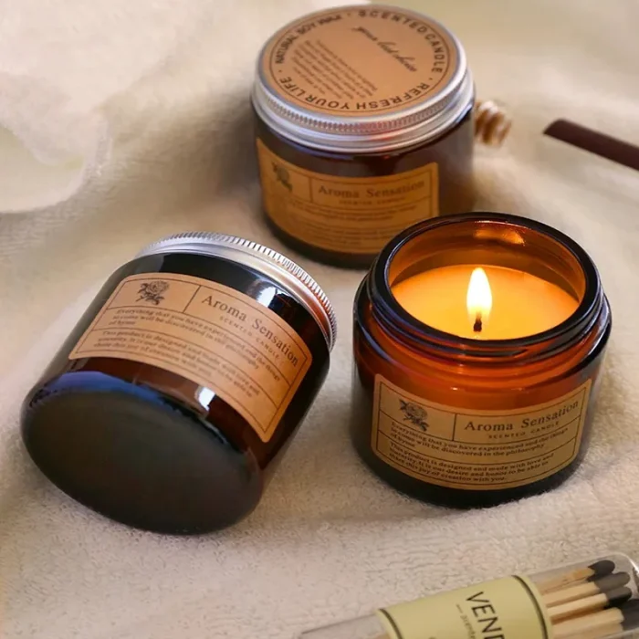 Scented Candles Smokeless Soy Candle Essential Oil Aromatic Candle Luxury Decoration Candle Wedding Gifts Party Home Decoration 1